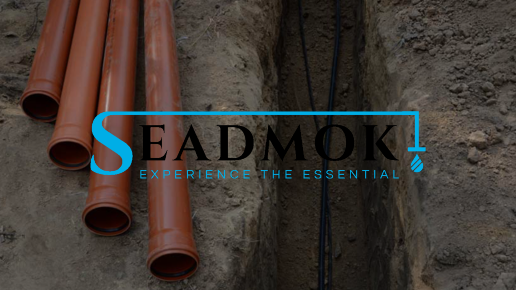 Sewer Lateral Connection and Seadmok Logo