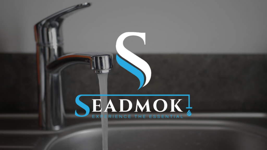 water tap and Seadmok Logo