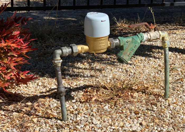 Water house connection service includes meter replacement work Water house connection service includes meter replacement work